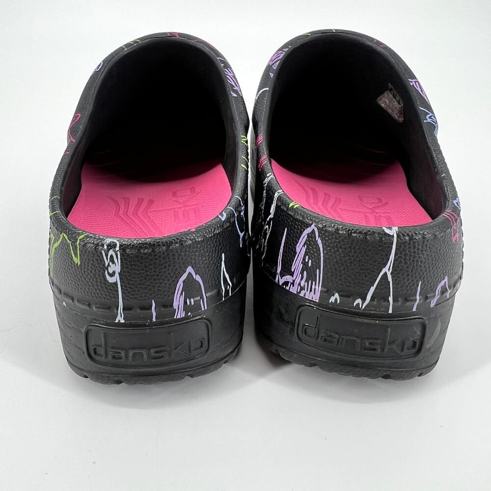 Dansko Womens Kane Mule Dog Print Backless Shoe Molded Euro Size 36 (6-6.5) - Picture 4 of 9